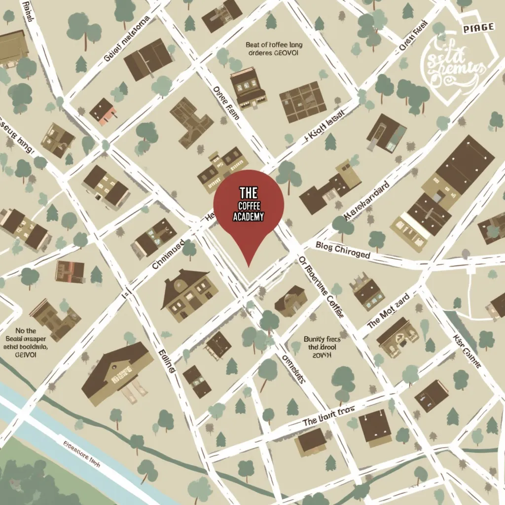 Mapa s polohou Kávové Akademie v Praze